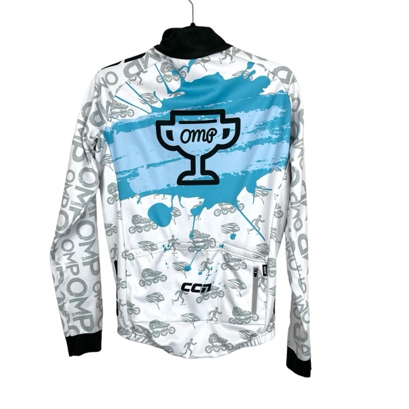 🥑5/$25 CCN Cycling Speed Skating CNP Jersey Mens Small Long Sleeve Full Zip - Picture 2 of 6